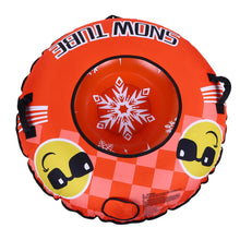Load image into Gallery viewer, 43.3 Inch Snow Tube PVC Cold Proof Inflatable Snow Sled
