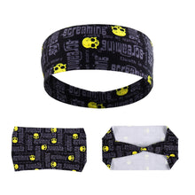 Load image into Gallery viewer, Gothic Skull Headband Sweat Bandage Sport Head Hair Band Workout Tennis Fitness Jog Basketball
