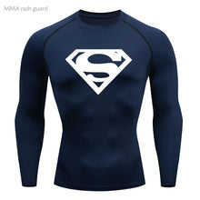 Load image into Gallery viewer, Sports Compression Shirt Men's T-Shirt Short Sleeve Quick Dry Summer Fitness Top Bodybuilder T-shirt Running
