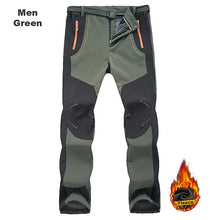Load image into Gallery viewer, LNGXO Thick Warm Fleece Hiking Pants Men
