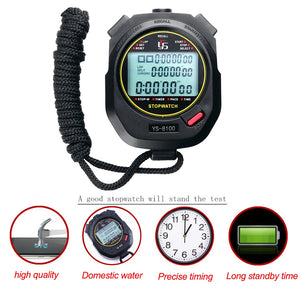 Professional Handheld Digital Stopwatch Timer Outdoor Sports Training Timer