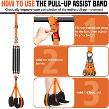 Load image into Gallery viewer, Pull Up Assistance Bands Set Resistance Strap for Pull-ups
