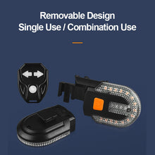 Load image into Gallery viewer, Bike Turn Signal Rear Light Remote Lights LED Rechargeable
