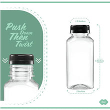 Load image into Gallery viewer, 8OZ Plastic Bottles With Caps small juice containers
