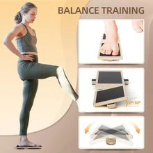 Load image into Gallery viewer, Wooden Foot Trainer Single Foot Balance Board For Ballet Pilates Balance Training Ankle
