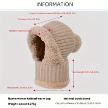 Load image into Gallery viewer, 1pc Windproof Wool Ski Mask
