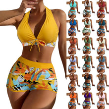 Load image into Gallery viewer, Shorts Bikinis Set  High Waist Swimsuit Women Swimwear
