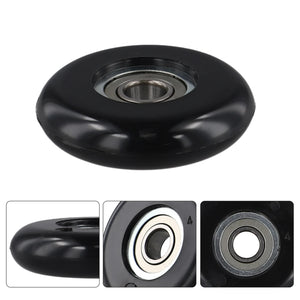 1/4 Pcs Rowing Machine Rollers 8x40x10mm Rower Wheel Nylon+steel