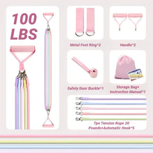 Load image into Gallery viewer, Multi Functional Tension Rope Fitness Stretcher For abdominal Stretching Training, Pilates Stick
