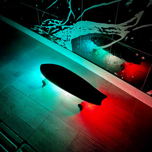 2/4PCS Skateboard Lights Longboard Fluorescent LED