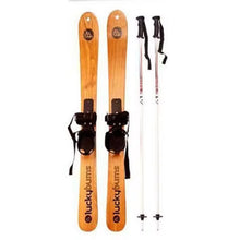 Load image into Gallery viewer, Outdoor Sport Solid Wood Snowboard Professional Skiing Board
