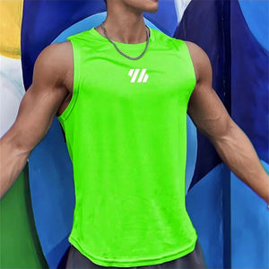 2025 newest Summer Gym Vest High Quality mesh Shirt Sleeveless T-shirts