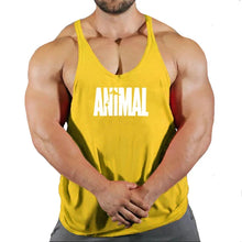 Load image into Gallery viewer, Gym Top Men Muscular Man Fitness Men&#39;s Vest Stringer Vests Shirt Bodybuilding Clothing
