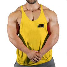 Load image into Gallery viewer, Gym Top Men Muscular Man Fitness Men&#39;s Vest Stringer Vests Shirt Bodybuilding Clothing
