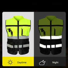 Load image into Gallery viewer, Night Walking Highlight Vests Outdoor Adjustable Safety Vest Lightweight Biking Safety Straps Waterproof Running Gear

