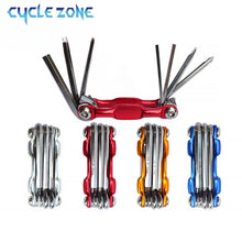 Load image into Gallery viewer, Multi Repair Tools Kit Portable Bicycle Tool Folding Allen Wrench
