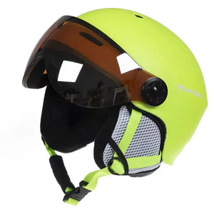 Winter Sports Helmet with Goggles for Adults, Ideal for Skiing