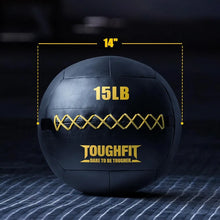 Load image into Gallery viewer, ToughFit Soft Wall Ball - Medicine Ball Set for Cardio Fitness Exercise - Weighted Med Ball for Strength
