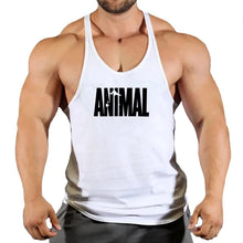 Load image into Gallery viewer, Gym Top Men Muscular Man Fitness Men&#39;s Vest Stringer Vests Shirt Bodybuilding Clothing
