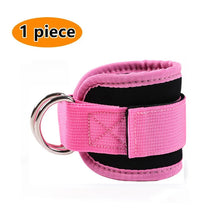 Load image into Gallery viewer, Cable Ankle Straps Double D-Ring Ankle Cuffs For Gym Workouts Glutes Legs
