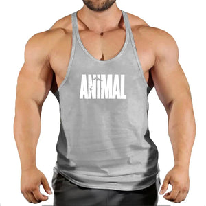 Gym Top Men Muscular Man Fitness Men's Vest Stringer Vests Shirt Bodybuilding Clothing