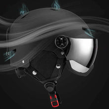 Load image into Gallery viewer, Snowboard Helmet with Goggles Skiing Helmet
