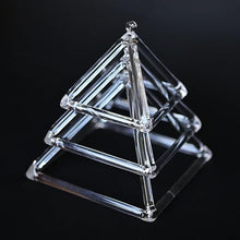Load image into Gallery viewer, Clear Crystal Singing Pyramid Professional Quartz Tower
