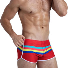 Load image into Gallery viewer, Mens Swimsuit Swim Trunks Strip Swimwear
