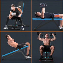 Load image into Gallery viewer, Adjustable Weight Bench with Squat Rack for Home Gym
