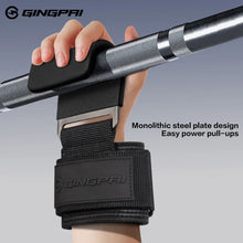 Load image into Gallery viewer, Weight Lifting Hook Grips with Wrist Wraps
