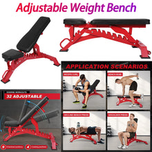 Load image into Gallery viewer, Weight Bench Adjustable Workout Bench for Home Gym
