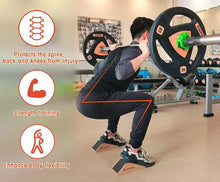 Load image into Gallery viewer, Non-Slip Squat Wedge Block 2PCS for Heel Elevated Squats and Calf Raises
