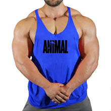 Load image into Gallery viewer, Gym Top Men Muscular Man Fitness Men&#39;s Vest Stringer Vests Shirt Bodybuilding Clothing
