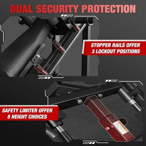 Leg Press Hack Squat Machine