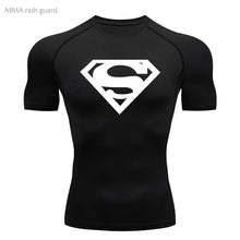 Load image into Gallery viewer, Sports Compression Shirt Men's T-Shirt Short Sleeve Quick Dry Summer Fitness Top Bodybuilder T-shirt Running
