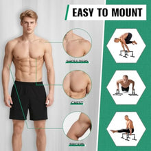 Load image into Gallery viewer, Adjustable Parallettes Bars 7.5 and 10.6 High Push Up Bars for Handstands
