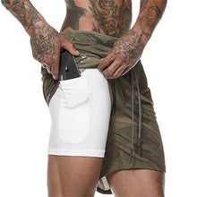 Load image into Gallery viewer, Camouflage running shorts for men
