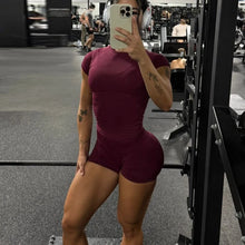 Load image into Gallery viewer, Impact Short Sleeve Top for Women Workout Gym Crop Top Light Weight Yoga Top Shirt
