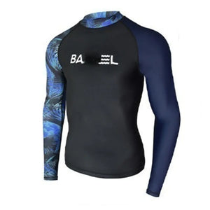Diving Suit for Men Swimsuit Long Sleeved Sunscreen Quick Drying Rash Guard Surfing Suit