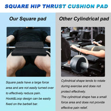 Load image into Gallery viewer, Square Hip Thrust Pad Protective Extra Thick foam pad
