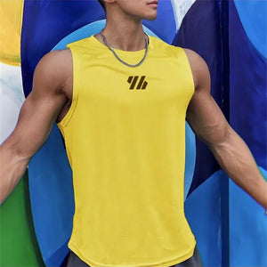 2025 newest Summer Gym Vest High Quality mesh Shirt Sleeveless T-shirts