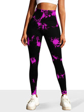 Load image into Gallery viewer, Women's Seamless Tie-dye Yoga Pants

