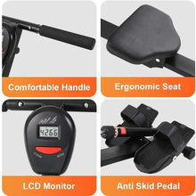 Load image into Gallery viewer, Rower Silent Hydraulic Rowing Machine Home Fitness Equipment Simulated Rowing Training Hand Foot Coordination Exercise
