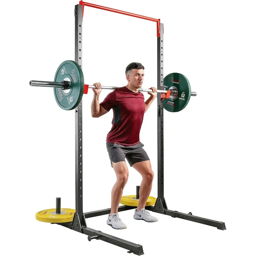 Power Cage and Squat Rack In High Weight Capacity with J-Hooks