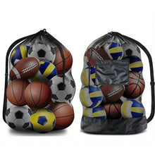 Load image into Gallery viewer, 1 pc Soccer Basketball Drawstring Ball Bag Tennis Volleyball Storage Bag
