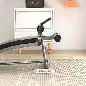 Adjustable Decline Sit Up Bench Reverse Crunch
