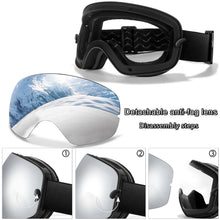 Load image into Gallery viewer, Men Women Outdoor Sports Ski goggles Anti-fog Snowboarding Snowmobile Glasses
