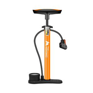 Bike Pump with Gauge Multi-functional Inflator for Bicycles