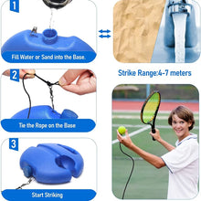Load image into Gallery viewer, Tennis Trainer Rebound Ball with String Baseboard

