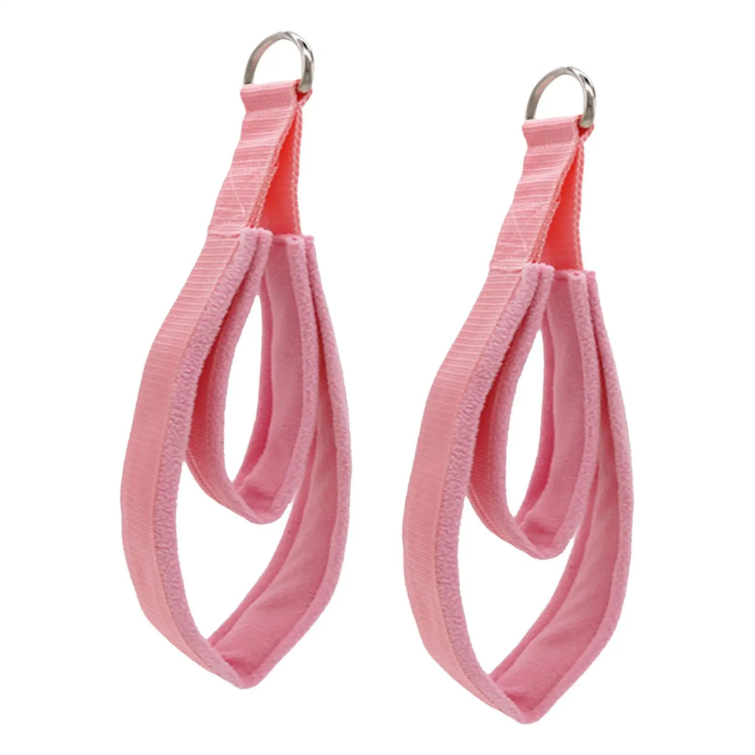 2x Pilates Straps D Rings Straps Stretch Exercise Band